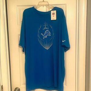 NWT - Nike Detroit Lions NFL Dri-Fit Tee - 4xlt